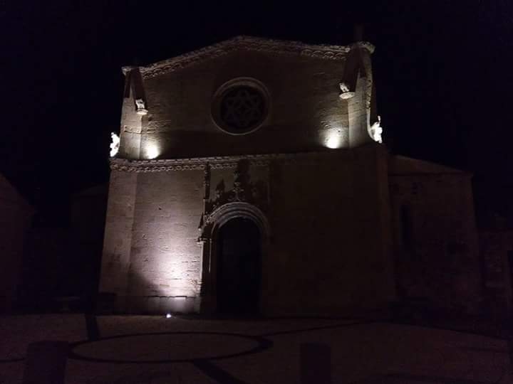Church in the dark