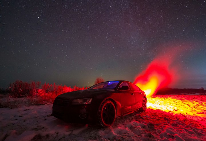 Firefox at night