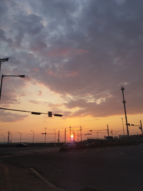 sun set