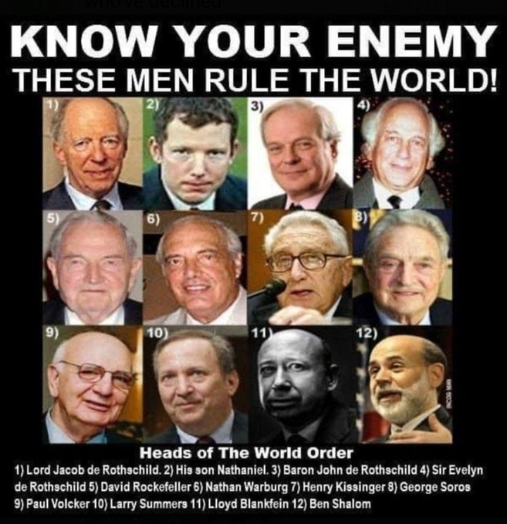 ELITES HEAD OF WORLD ORDER !!
