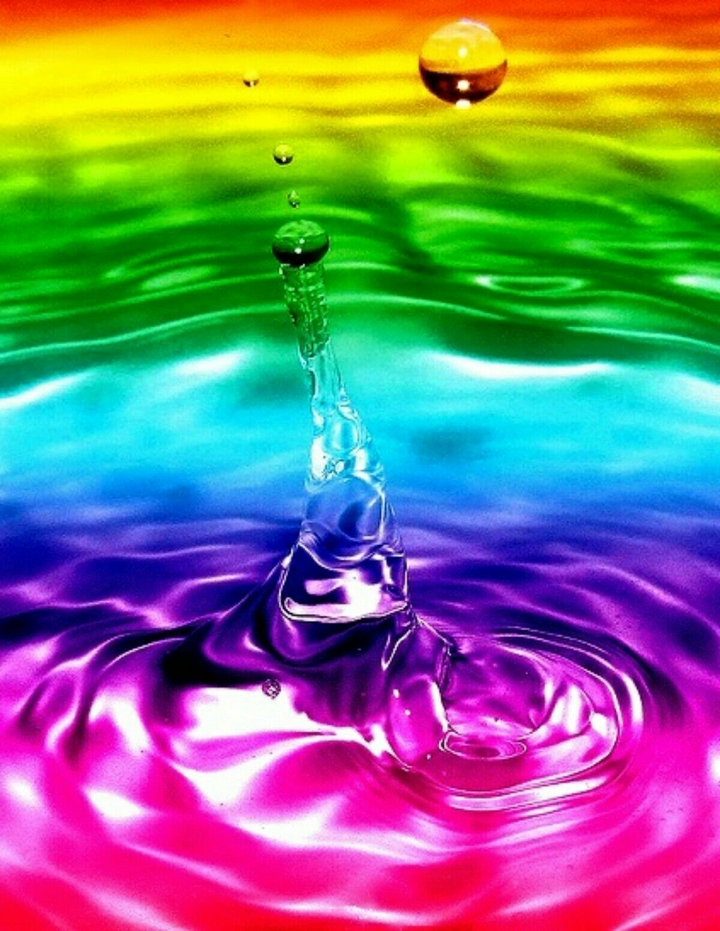 Rainbow Water Drops