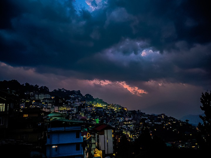 Nightscape Mode Gangtok, India