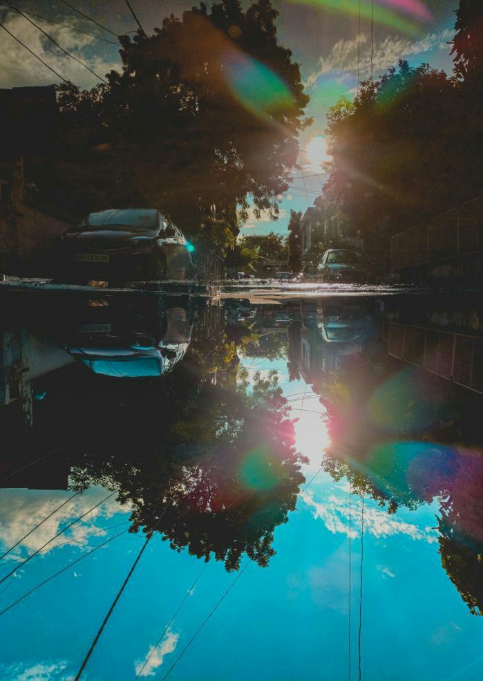 upside down..
