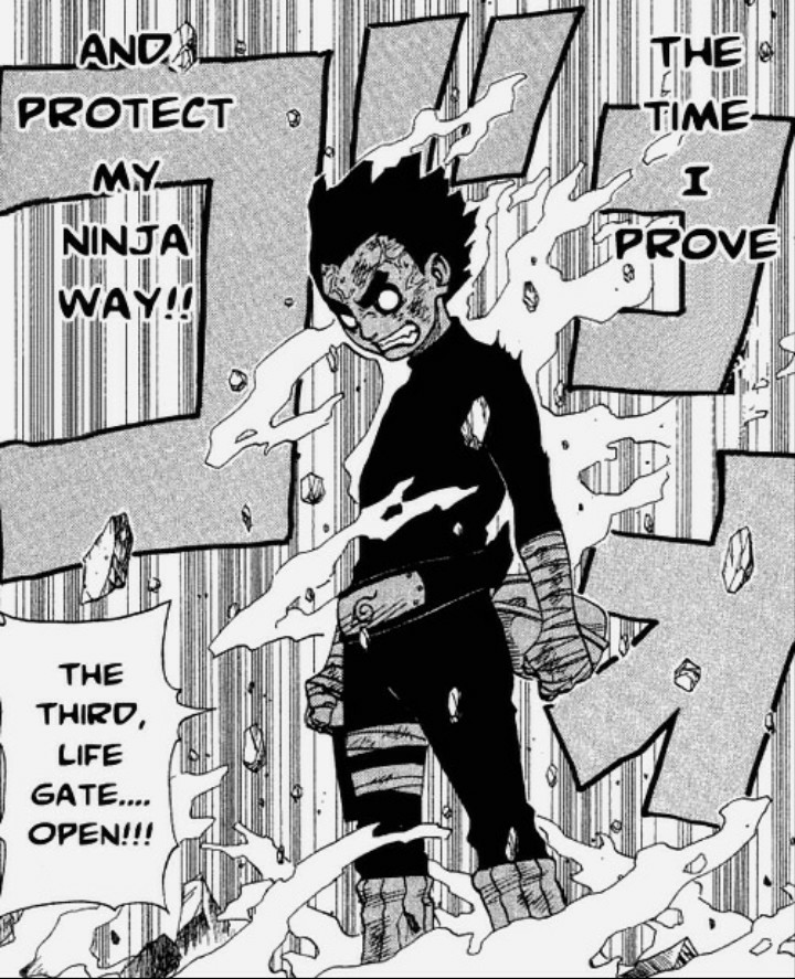 Rock Lee 3rd gate