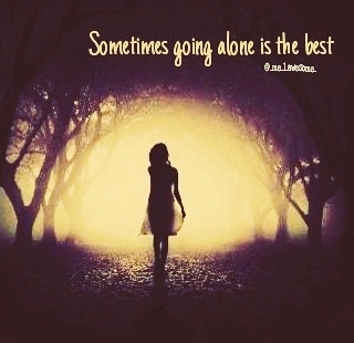 Walk alone to explore