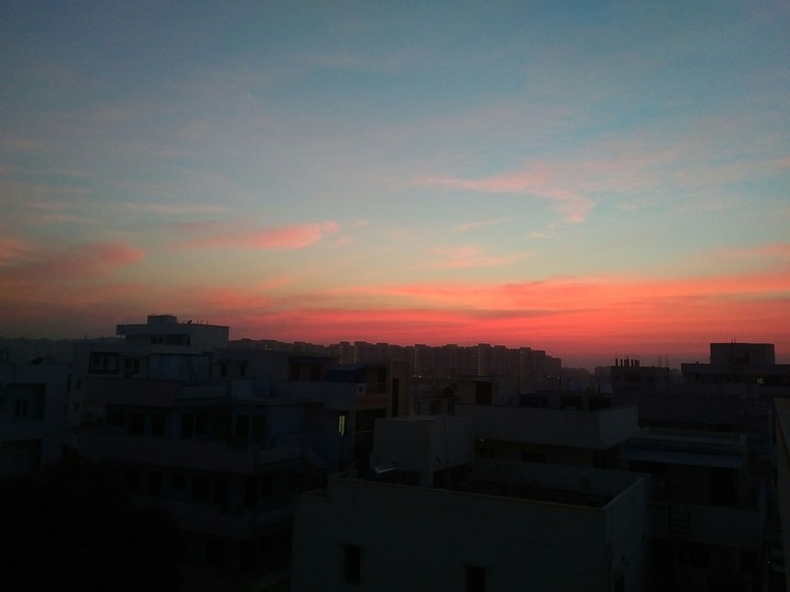 sunset hues