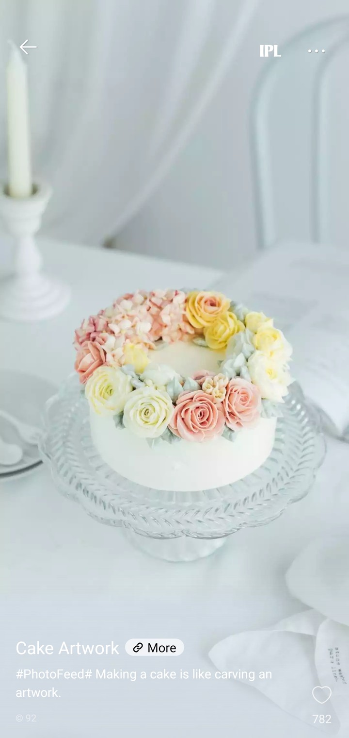 silk cake
