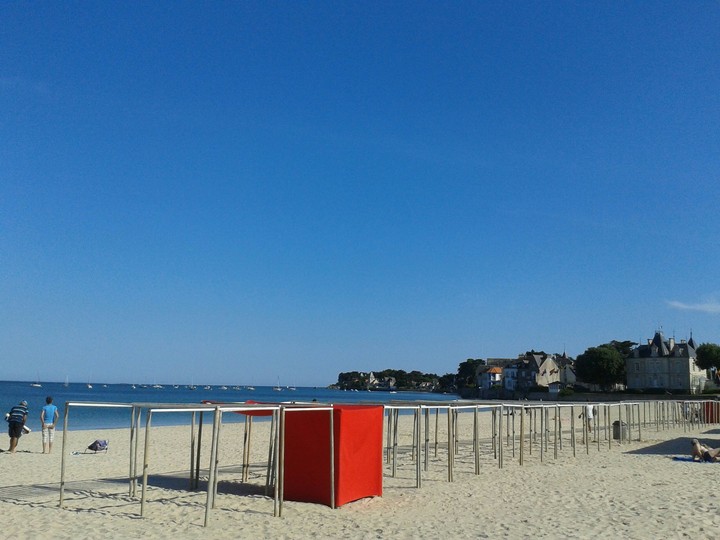 Le Pouliguen, plage du Nau.