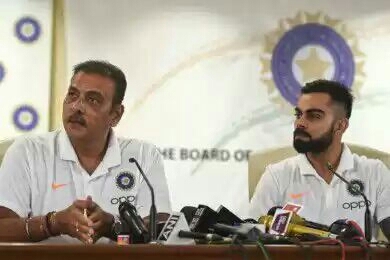 Virat Kohli and Ravi Shastri