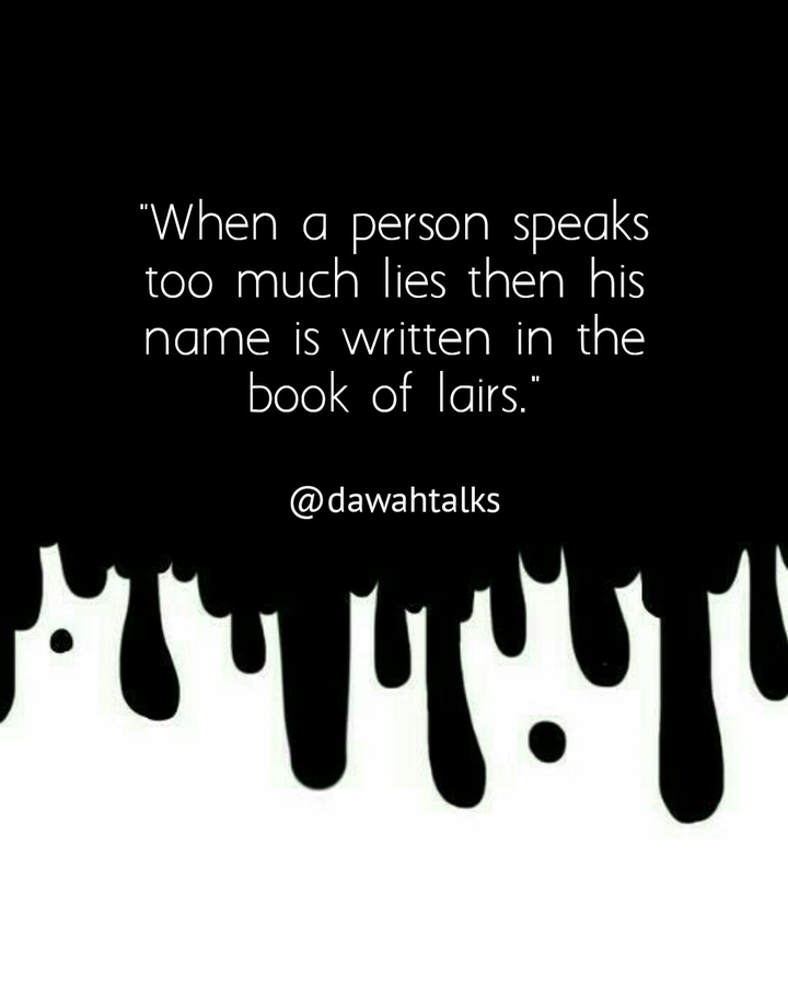 Always speak truth!