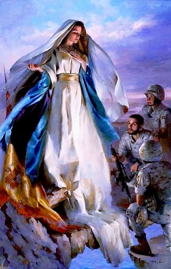 Maria Santisima, cubrenis con tu manto, q regrese la paz