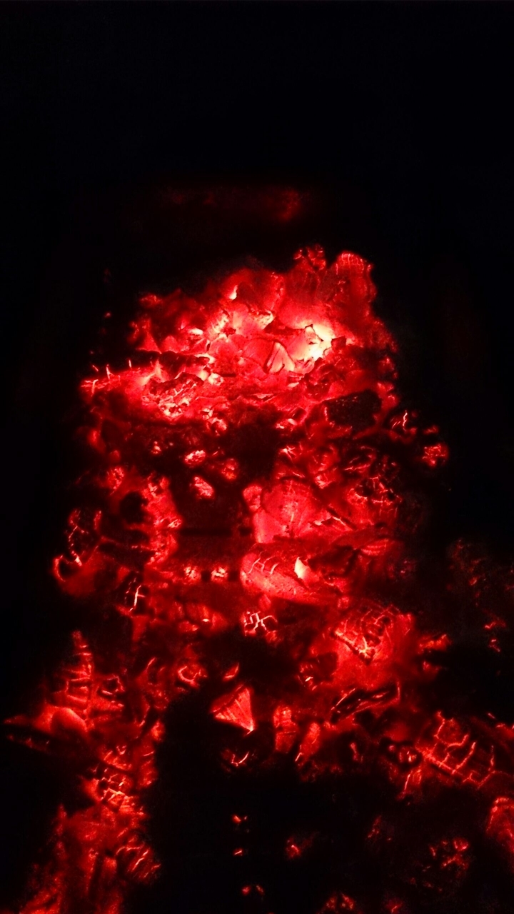 Burning Red Hot coal
