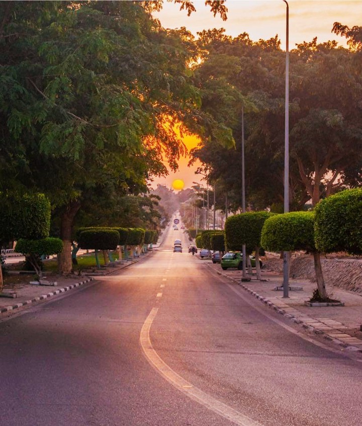 غروب الشمس من مدينتي الإسماعيلية