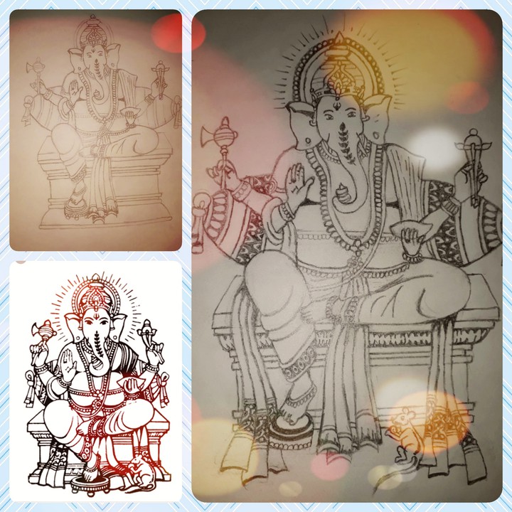 Ganesh ji special  art ????
