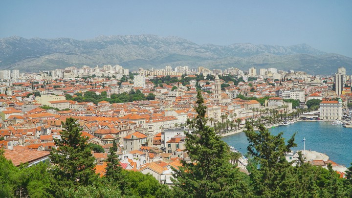 the town of split in Croatia