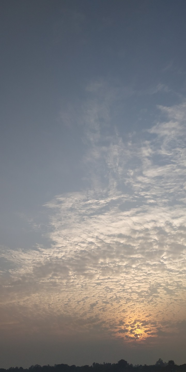 Sun in the west