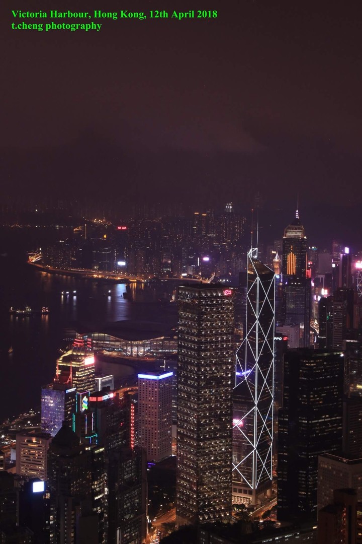 Hong Kong Victoria Harbour,and Central, Hong Kong, 2018.