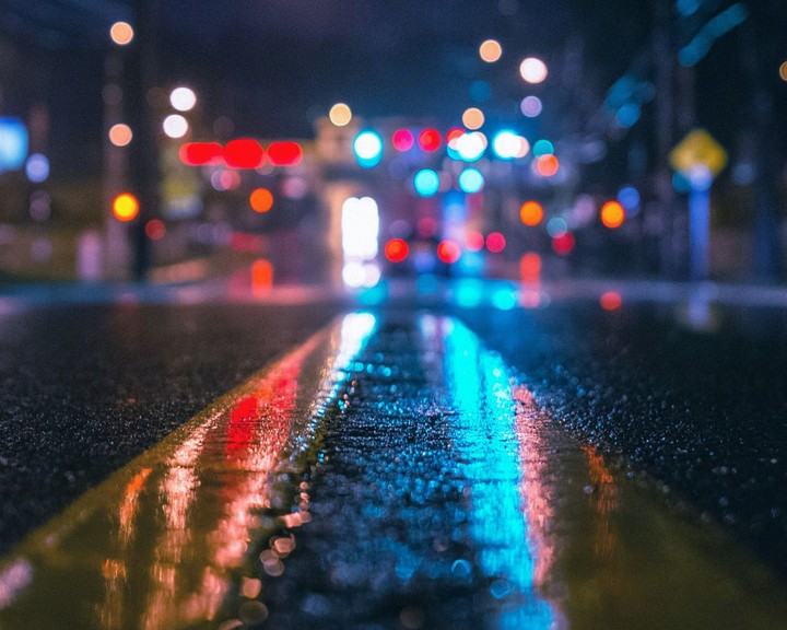 rainy city