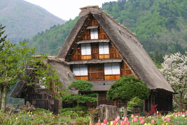Spring in Shirakawa-go