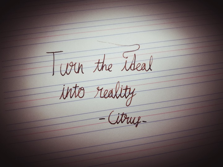 My saying