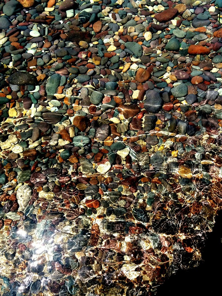 Colorful sea