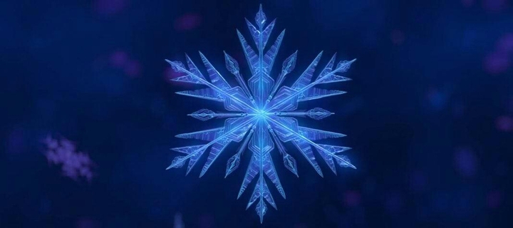Frozen snowflake