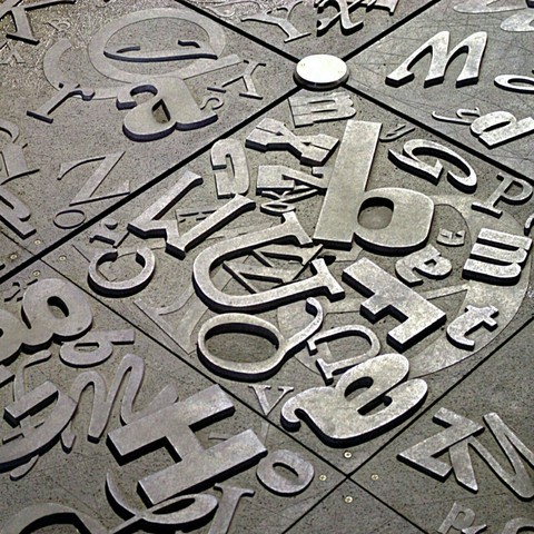 shattered letters