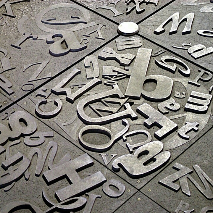 shattered letters