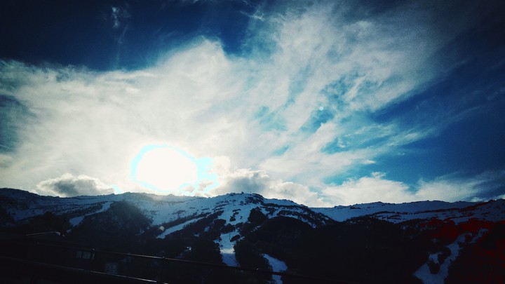 Icy mountains