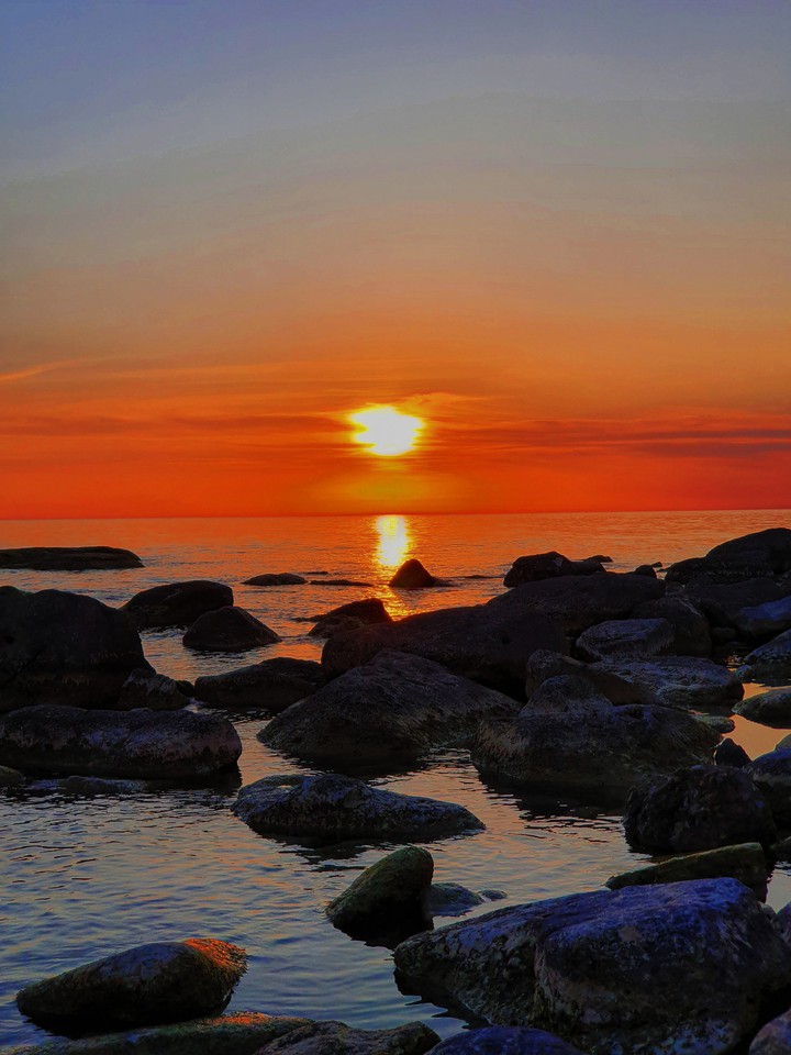 Fire sunset