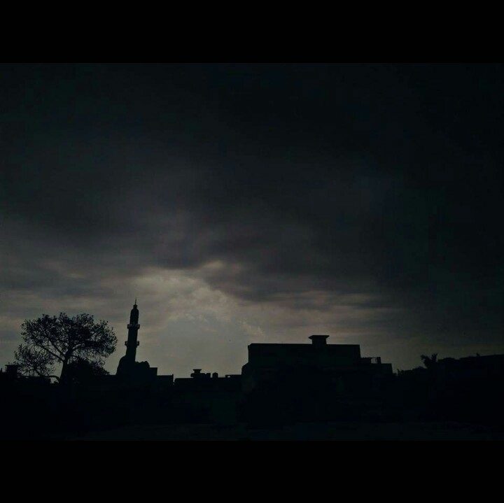 the night is dark