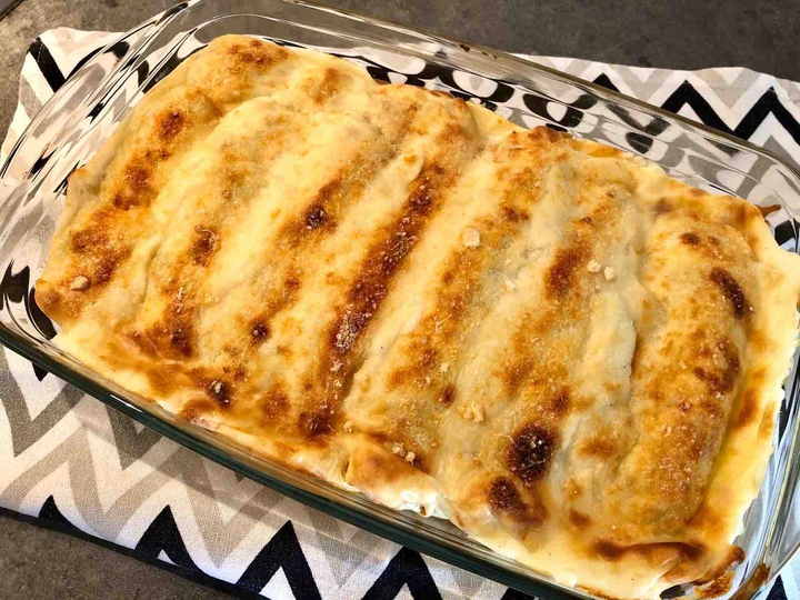 Cannelloni with ricotta and spinach