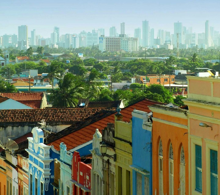 Colourful houses