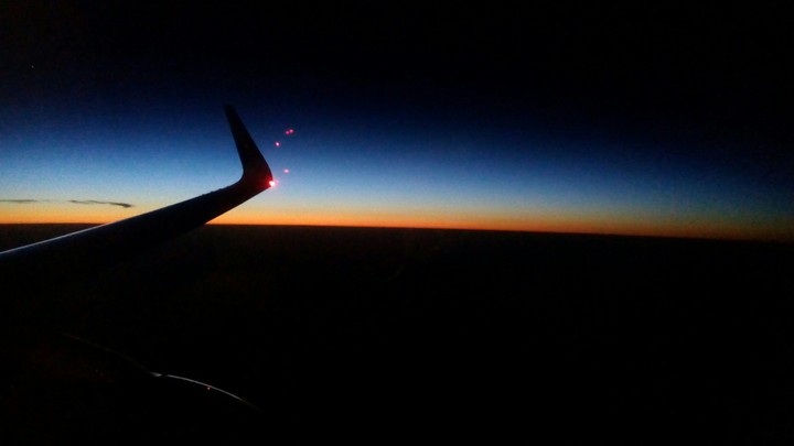 #atardecer #México #Avion #cielo