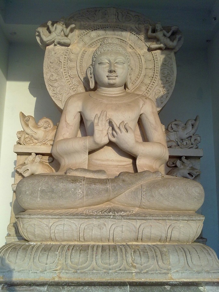 A Statue of Gautama Buddha....