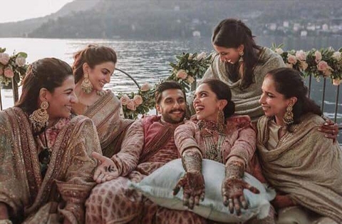 deepveer wedding picture of their mehendy ceremony