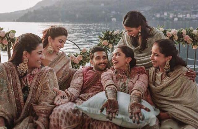 deepveer wedding picture of their mehendy ceremony