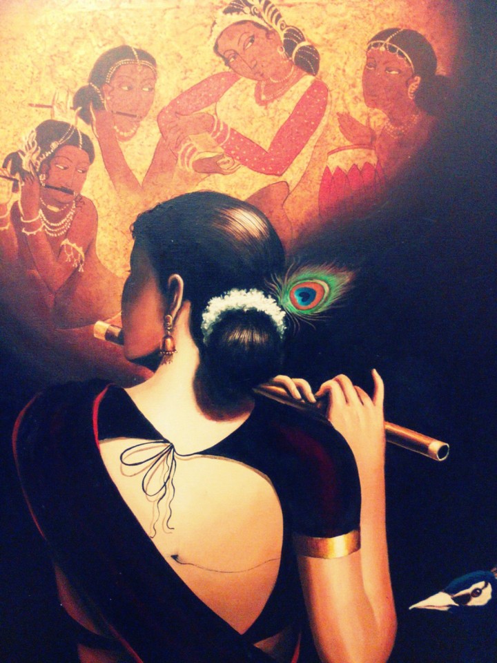 Women with flute