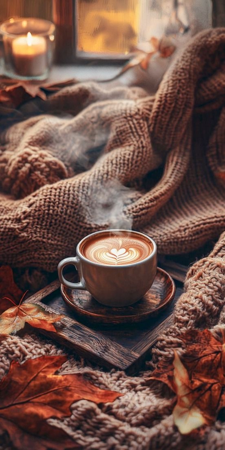 A WARM AUTUMN CAPPUCCINO