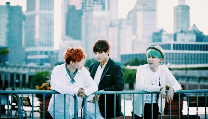 Jimin V and Suga