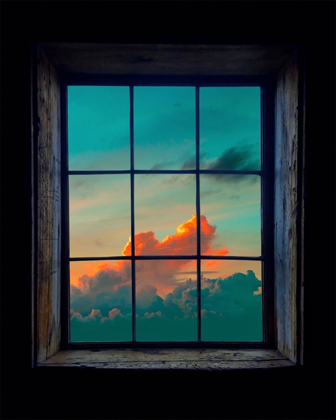 fonds d'écran cloud, afterglow