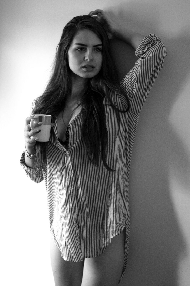 Girl morning