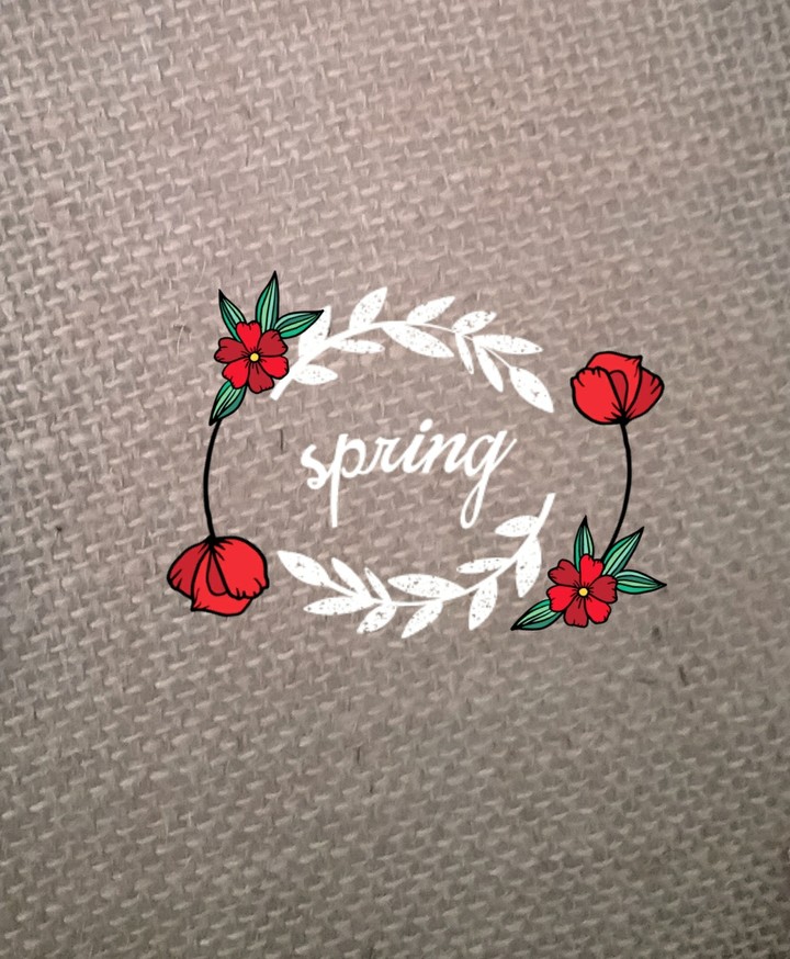 we are in spring