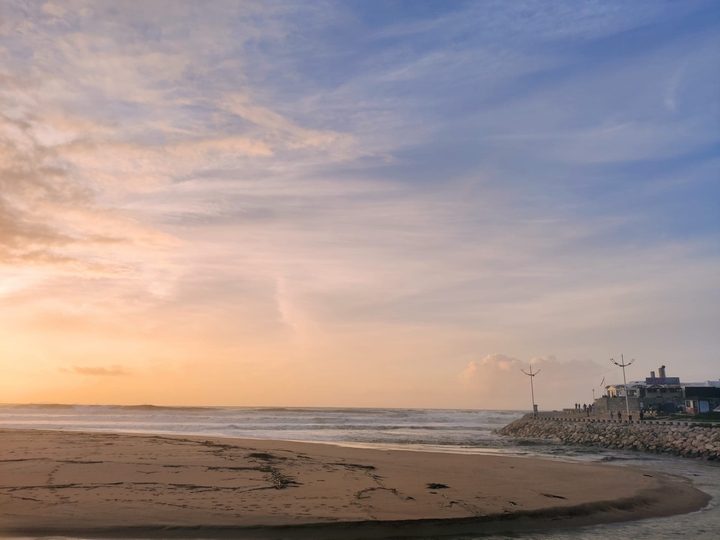 Por do sol na praia 2