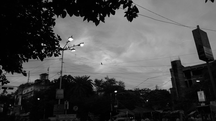 City of Joy in Monochrome