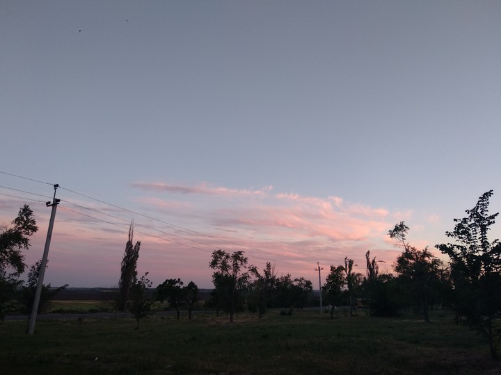 закат солнца