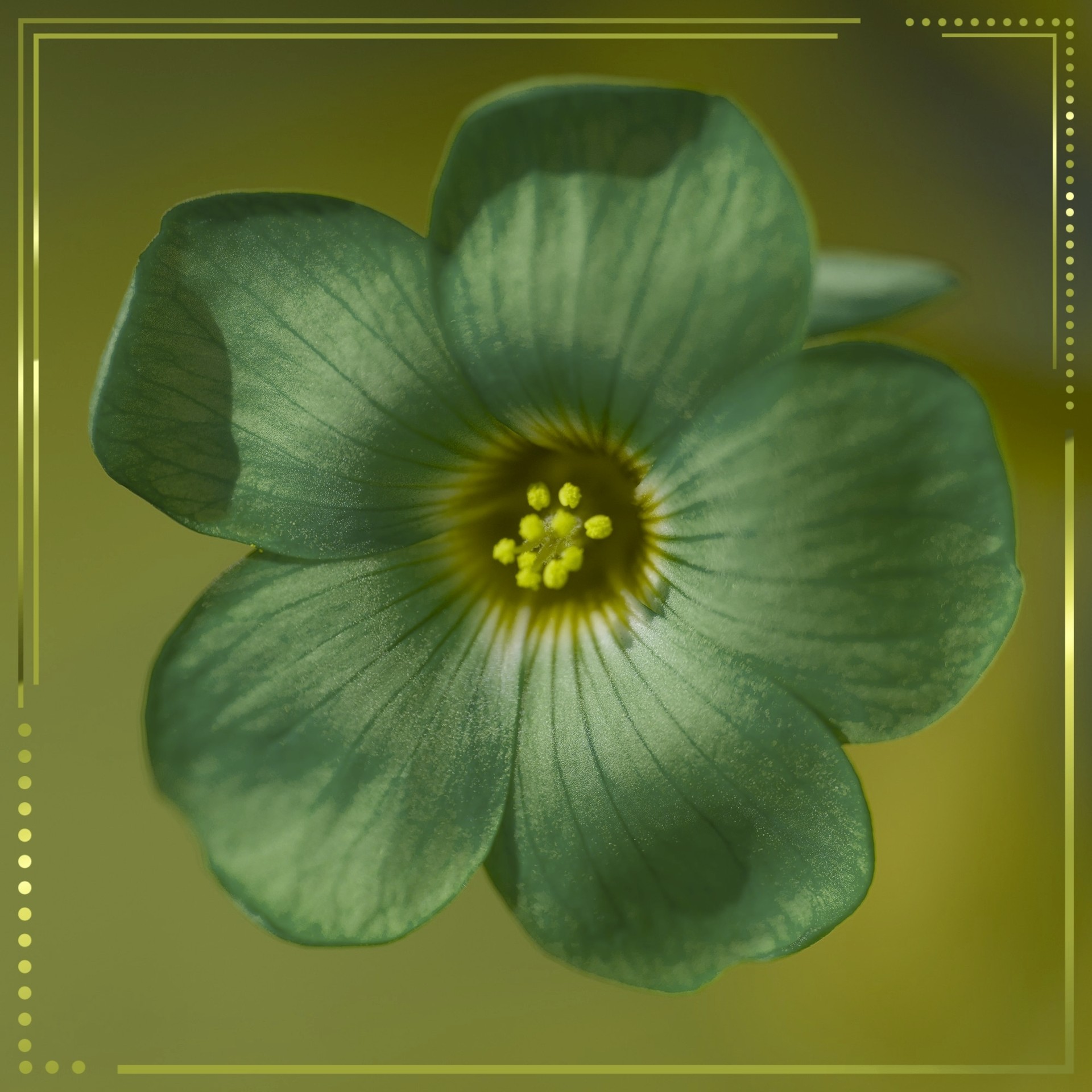 Green flower