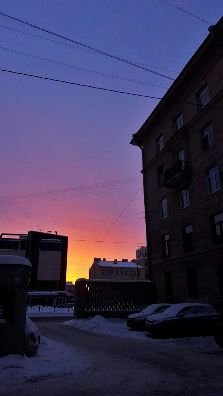 Утро в Питере