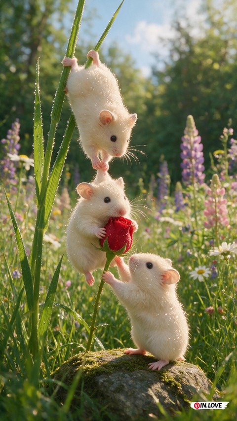 papéis de parede dormouse, toy