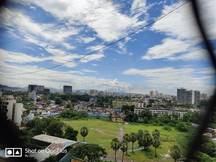 #clouds # clear sky # nature # city all in one pic